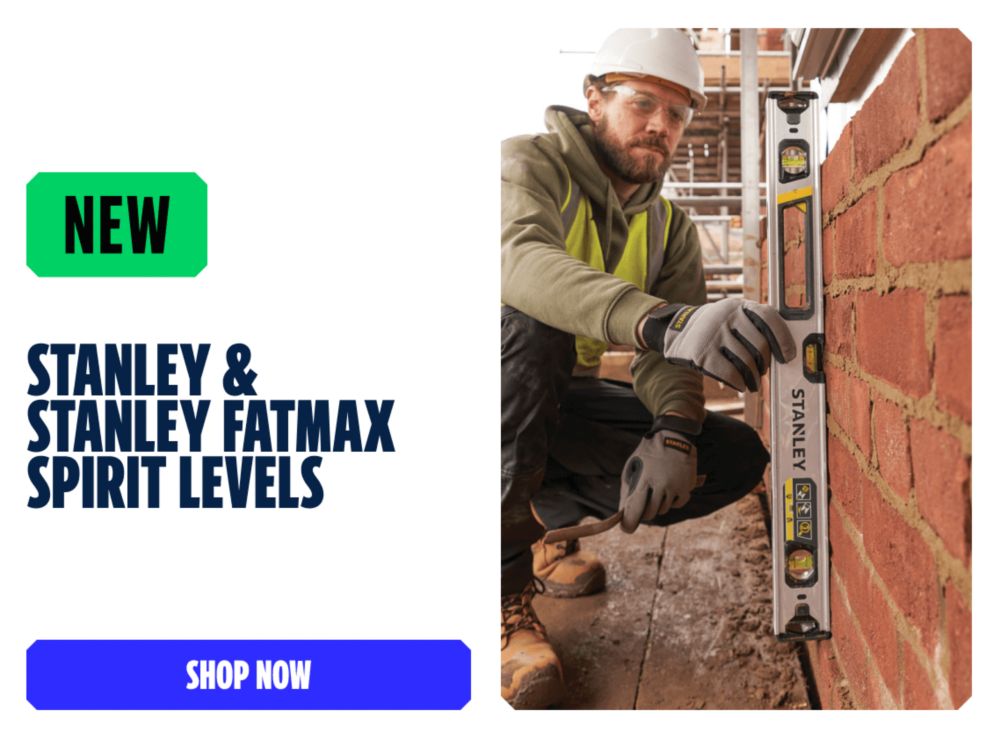 New Stanley & Stanley Fatmax Spirit Levels. Shop Now