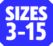 Size 3-15