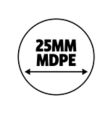 25mm MDPE