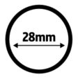 28 mm Pipe