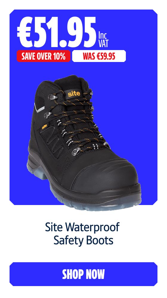 Save Over 10% on these Site Waterproof Safety Boots. Shop Now