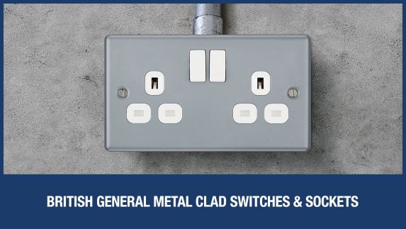 View All British General Metal Clad Switches & Sockets