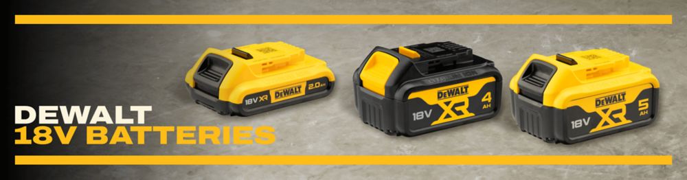 View All DEWALT 18V Batteries