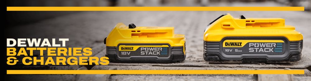 View All DEWALT Batteries & Chargers