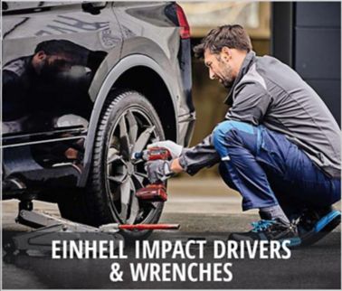 View all Einhell Impact Drivers & Wrenches