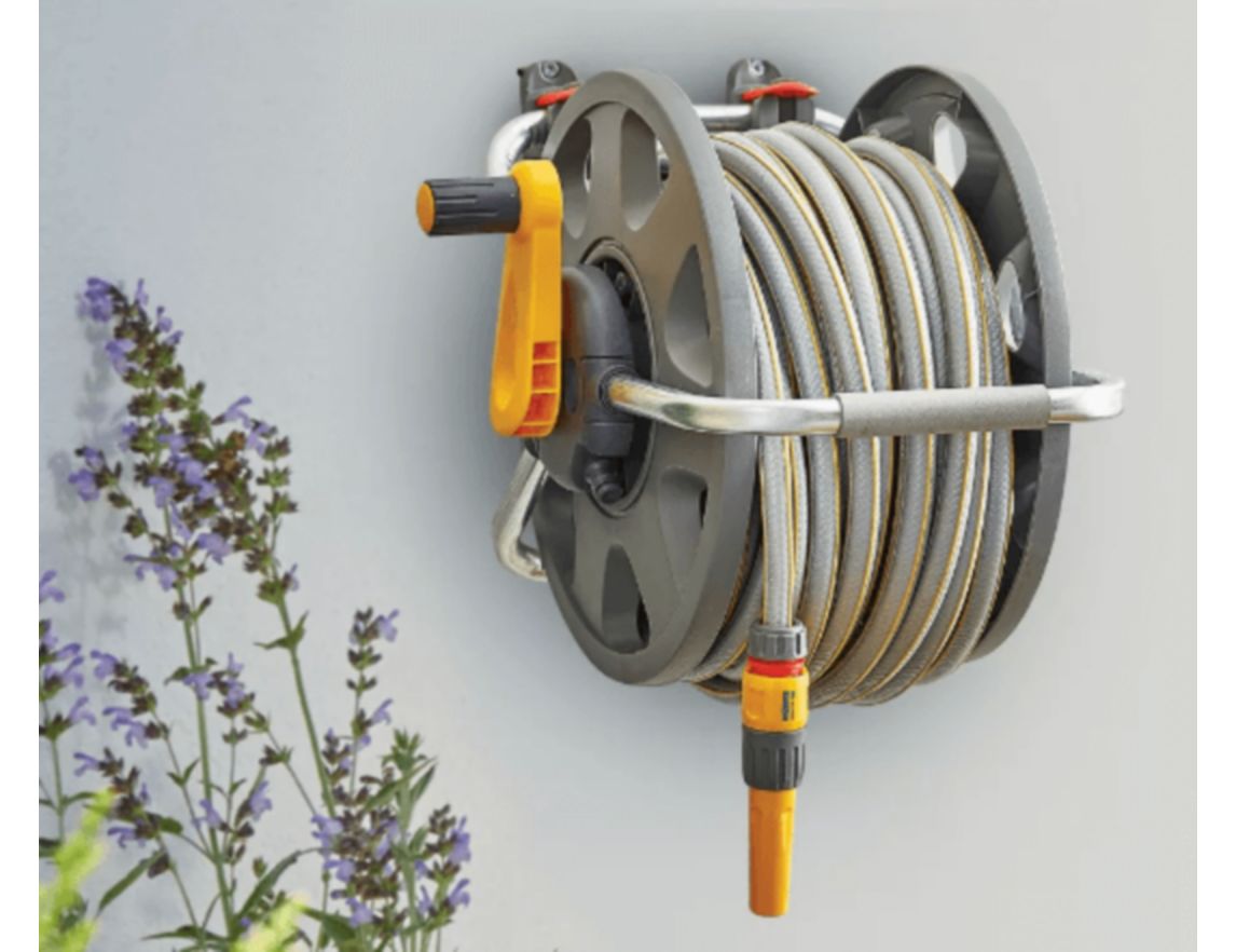 Hozelock 2 in 1 Reel with Hose 25m