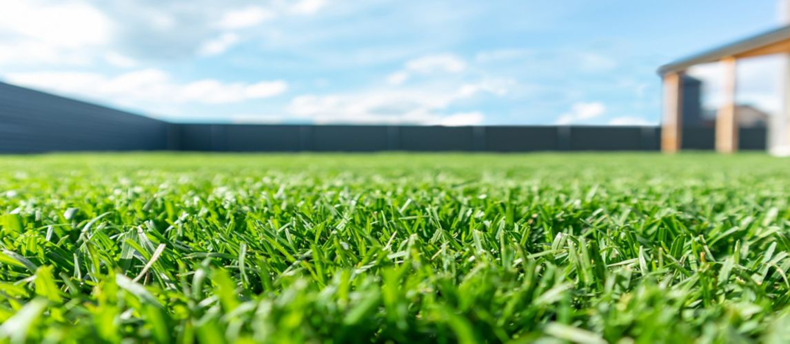image of a garden lawn