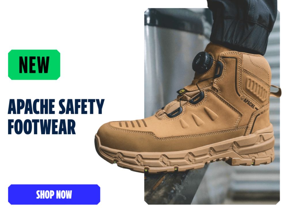 New Apache Safety Footwear. Shop Now