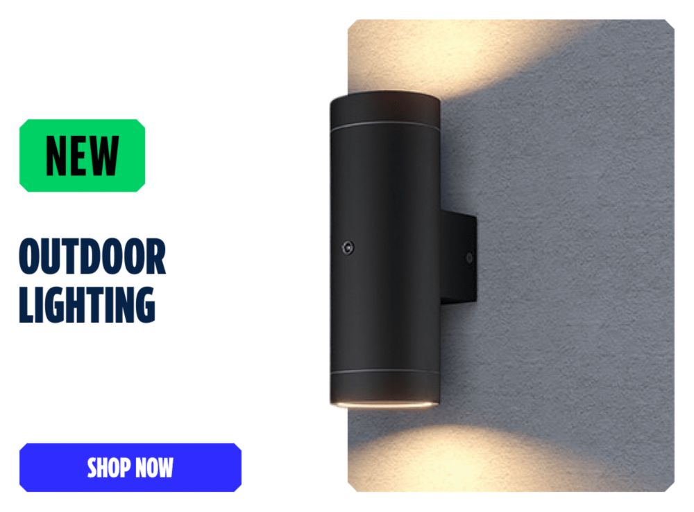 New Outdoor Lighting. Shop Now