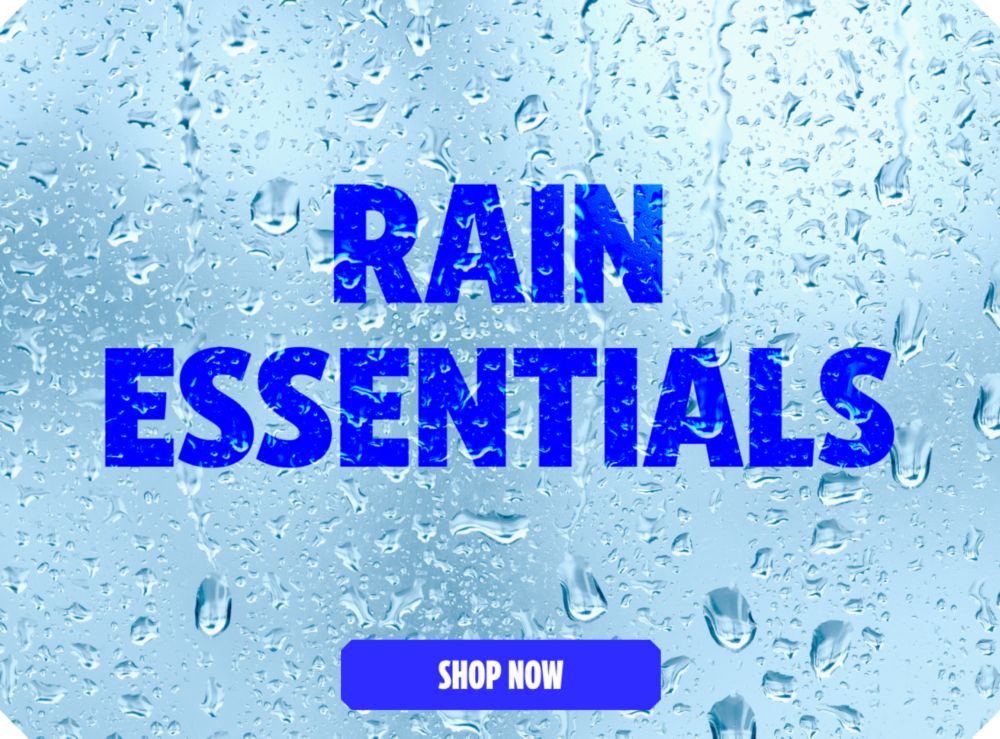 Rain Essentials. Shop Now