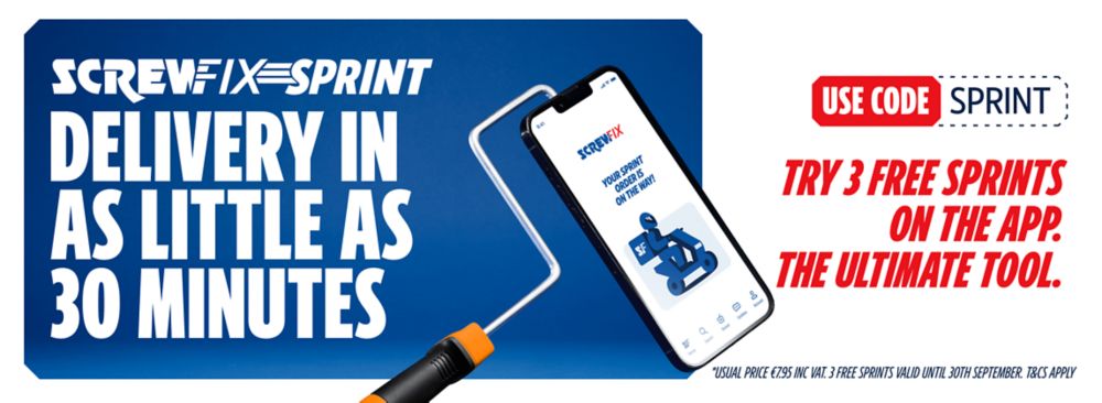 Delivery in as little as 30 minutes. Try 3 Free Sprints on the App. Use Code: SPRINT