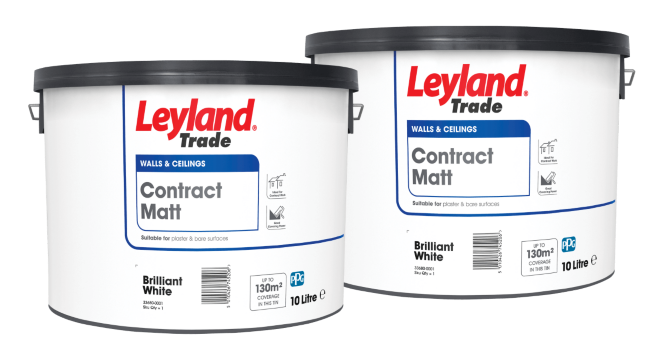 Buy 2 for €36.95 Inc VAT on Leyland Trade Contract Matt Paint