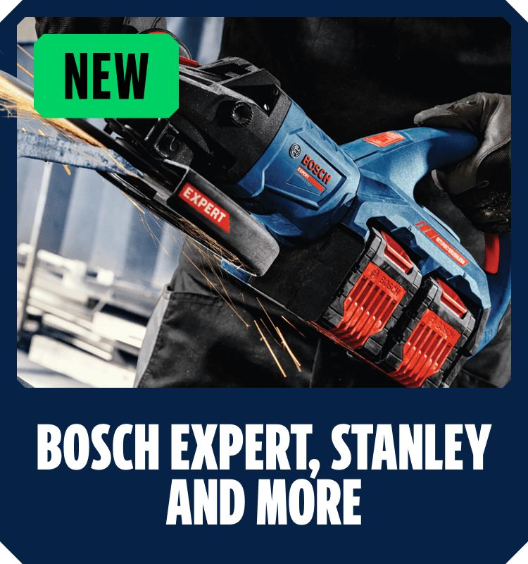 New Bosch Expert, Stanley and More. Shop Now