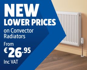 New Lower Prices on Convector Radiators from €26.95 Inc VAT. Shop Radiators 