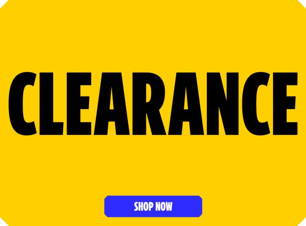 Clearance. Shop Now