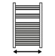 View all 501mm - 700mm Wide Towel Radiators